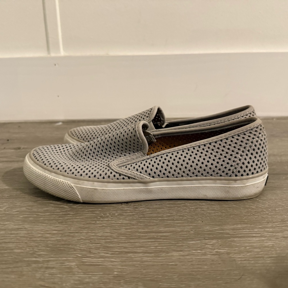 Gray Slip-On Women’s Shoes
